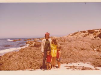 My mother makes it to the Pacific Ocean! A dream fulfilled, 1971