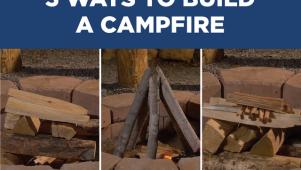 Three Ways to Build a Campfire